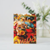 Malaga Spanje ~  Automobielreclame Briefkaart (Staand voorkant)