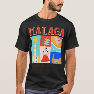 Malaga Spanje Espana T-shirt