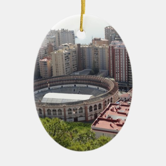 Malaga, Spanje Keramisch Ornament (Voorkant)