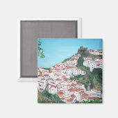 Malaga, Spanje Magnet Magneet (Voorkant / Achterkant)