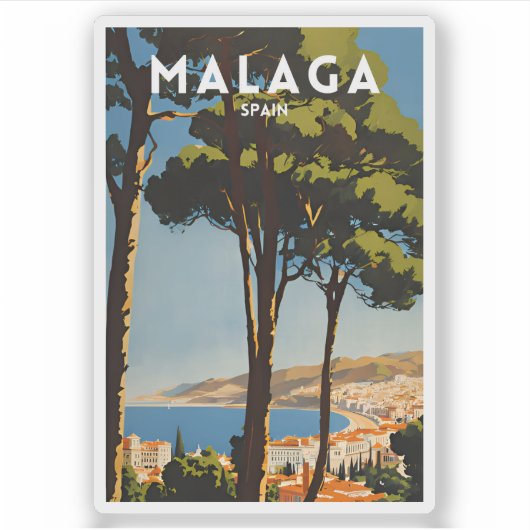 Malaga Sticker (Voorkant)