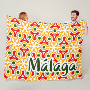 Malaga straatwanden 1 fleece deken
