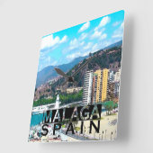 Malaga Vierkante Klok (Hoek)