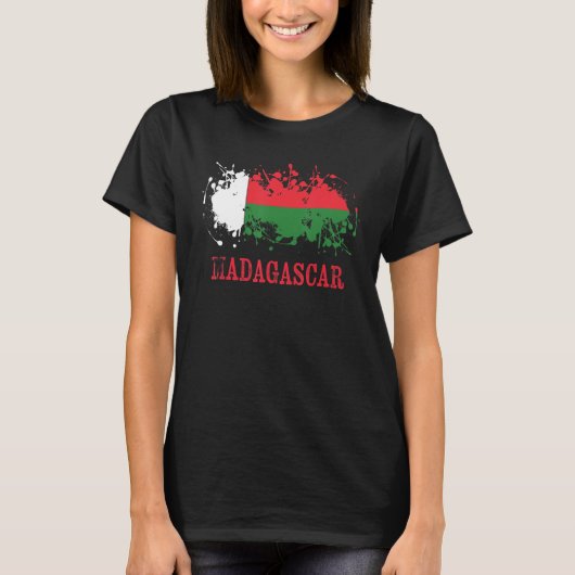 Malagasy enthusiasts for Madagascar and Madagascar T-shirt (Voorkant)
