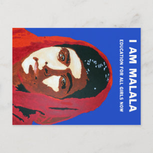 MALALA YOUSAFZAI BRIEFKAART