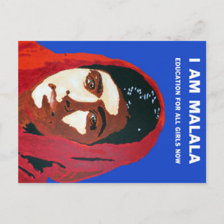 MALALA YOUSAFZAI BRIEFKAART