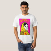 Malala Yousafzai T-shirt (Voorkant volledig)