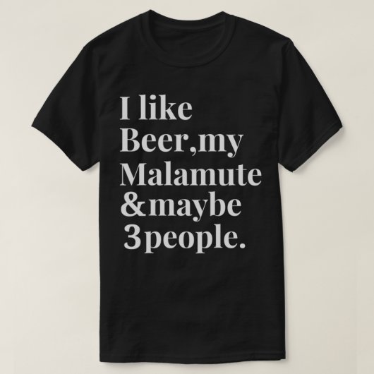 Malamuse Funny Dog Owner Craft Beer Lover Gift Wom T-shirt (Design voorkant)