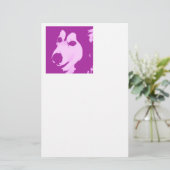 Malamute Dog Briefpapier (Staand voorkant)