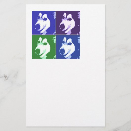 Malamute Dog Briefpapier (Voorkant)