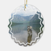 Malamute Dog Ornament (Links)