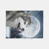Malamute Fleece Blanket Deken (Voorkant (Horizontaal))