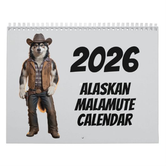 Malamute Kalender (Hoes)