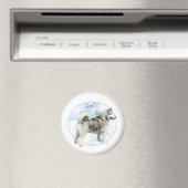 Malamute Noel en Alaska - Magnet (In Situ (Lave-vaisselle))