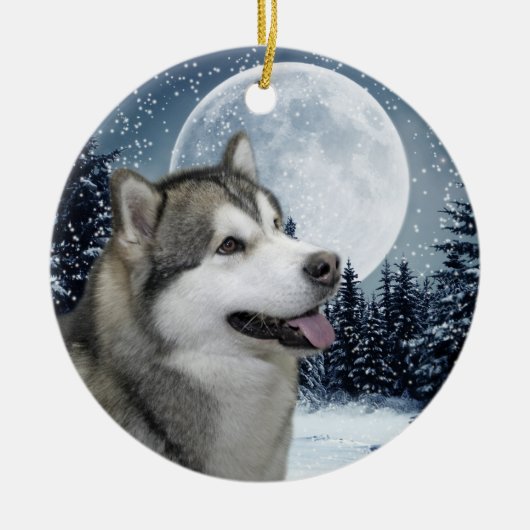 Malamute Ornament (Voorkant)