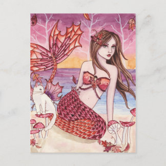 Malana - Autumn Mermaid Briefkaart