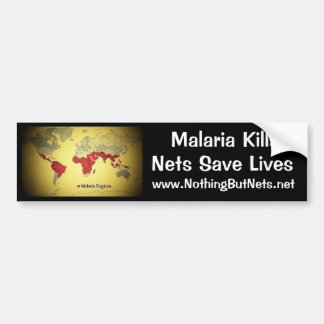 Malaria doodt, nesten sparen levens bumpersticker