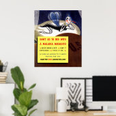 Malaria Mosquito Poster (Thuiskantoor)