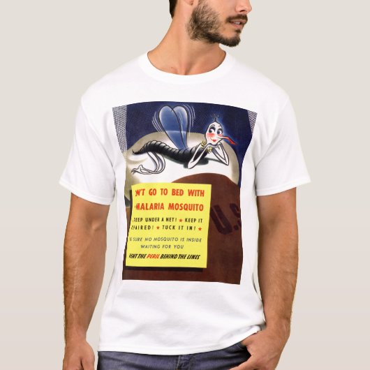 Malaria Mosquito T-shirt (Voorkant)