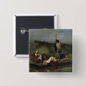 Malaria Vierkante Button 5,1 Cm (Voorkant /achterkant)