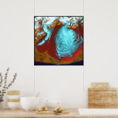 Malaspina Glacier Alaska Poster (Keuken)