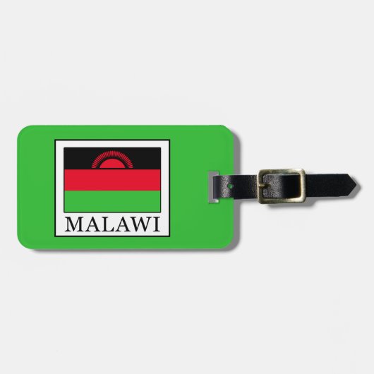 Malawi Bagagelabel (Voorkant horizontaal)