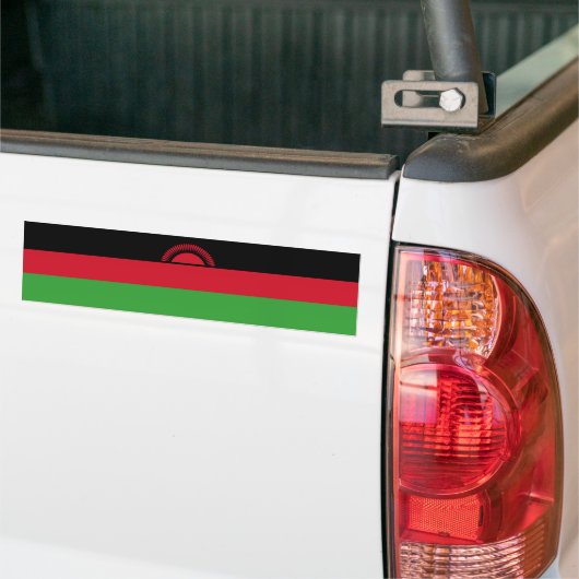 Malawi Flag Bumpersticker (Op Truck)
