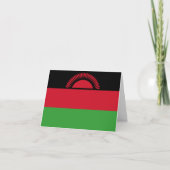 Malawi Flag Kaart (Voorkant)