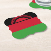 Malawi Flag Kartonnen Onderzetters (Gekanteld)