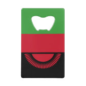 Malawi Flag Kredietkaart Flessenopener (Voorkant)