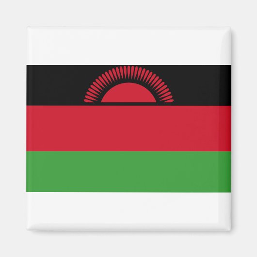 Malawi Flag Magneet (Voorkant)