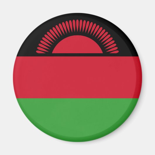 Malawi Flag Magneet (Voorkant)