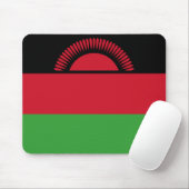 Malawi Flag Muismat (Met muis)