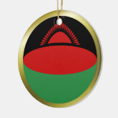 Malawi Flag Ornament (Links)