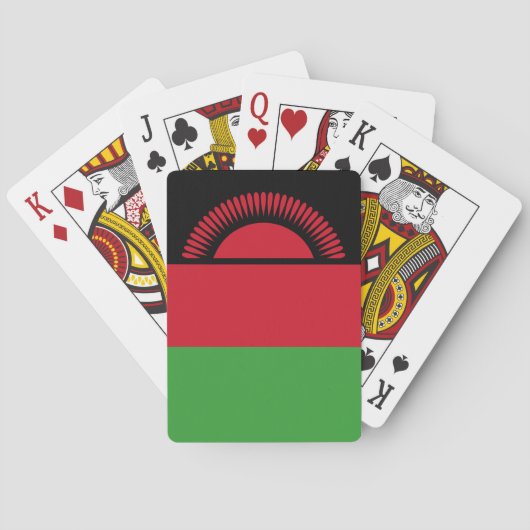 Malawi Flag Pokerkaarten (Achterkant)