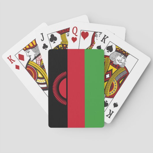 Malawi Flag Pokerkaarten (Achterkant)