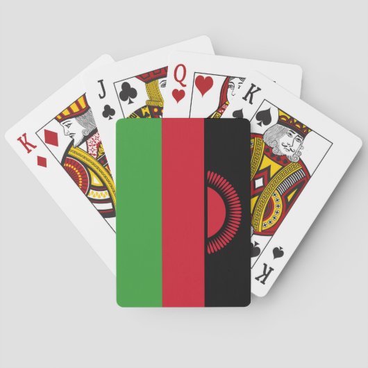 Malawi Flag Pokerkaarten (Achterkant)