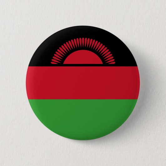 Malawi Flag Ronde Button 5,7 Cm (Voorkant)