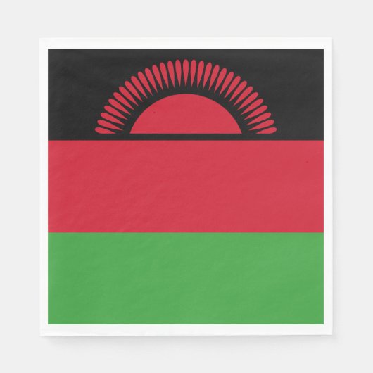 Malawi Flag Servet (Voorkant)
