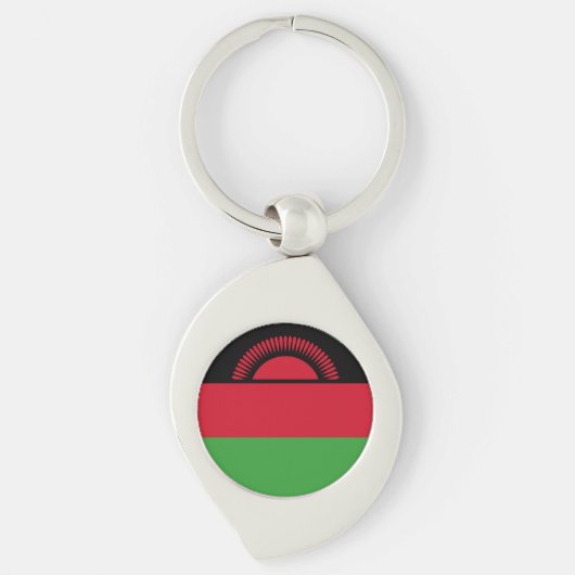 Malawi Flag Sleutelhanger (Voorkant)