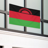 Malawi Flag Spandoek (Buitenkant Gebouw)