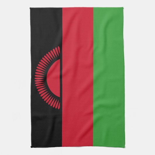 Malawi Flag Theedoek (Verticaal)