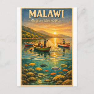 MALAWI – Het warme hart van Afrika Briefkaart