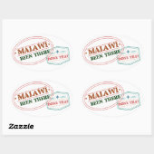 Malawi is daar geweest ovale sticker (Vel)