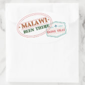 Malawi is daar geweest ovale sticker (Tas)