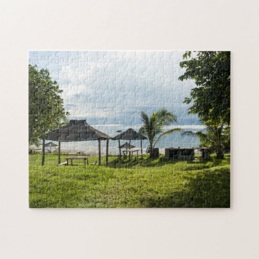 Malawi Lake Huts. Legpuzzel (Horizontaal)