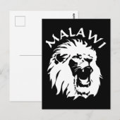 Malawi Lion Briefkaart (Voorkant / Achterkant)