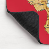 Malawi Map Mousepad Muismat (Hoek)