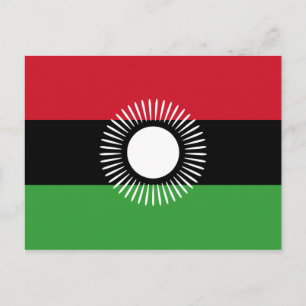 Malawi National Flag Briefkaart