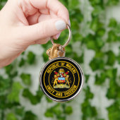 Malawi Round Emblem Sleutelhanger (Hand)